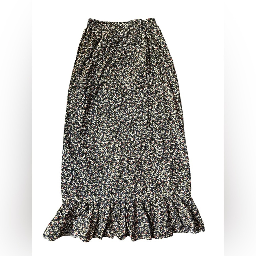 Cottage-core, vintage maxi skirt, XS/small